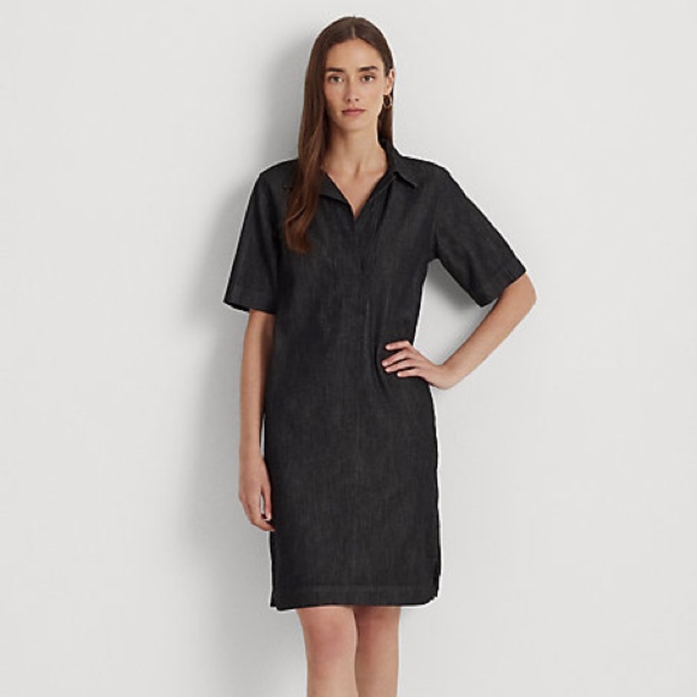 Lauren Ralph Lauren Dark Denim Dress NWT